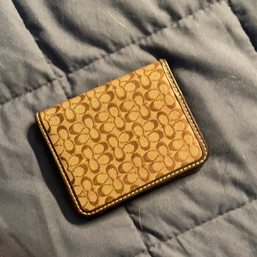 Coach card holder